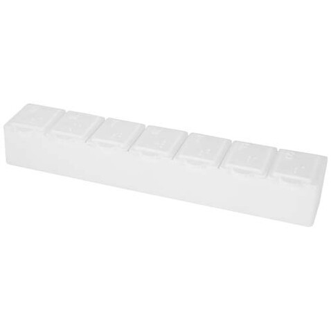 Dose 7 Tage Tabletten Box, weiss bedrucken, Art.-Nr. 12637301
