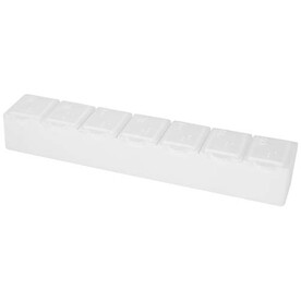 Dose 7 Tage Tabletten Box, weiss bedrucken, Art.-Nr. 12637301