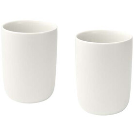 Male 350 ml Keramiktassen – 2er-Set, weiss bedrucken, Art.-Nr. 12639601