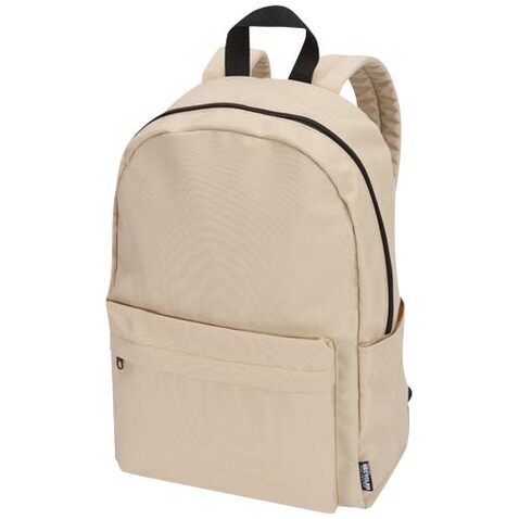 Byron 14" GRS-recycelter City Laptop Rucksack 14 L, Oatmeal bedrucken, Art.-Nr. 13009607 Byron 14" GRS-recycelter City Laptop Rucksack 14 L, Oatmeal bedrucken, Art.-Nr. 13009607