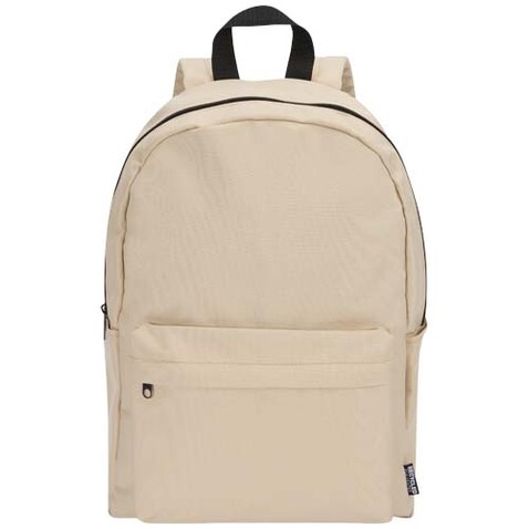 Byron 14" GRS-recycelter City Laptop Rucksack 14 L, Oatmeal bedrucken, Art.-Nr. 13009607 Byron 14" GRS-recycelter City Laptop Rucksack 14 L, Oatmeal bedrucken, Art.-Nr. 13009607