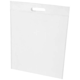 EcoSeal 5 L GRS-recycelte Nonwoven Tragetasche, weiss bedrucken, Art.-Nr. 13010301