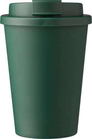 PP to go Becher (350 ml) Gabriela – Grün bedrucken, Art.-Nr. 004999999_1015119