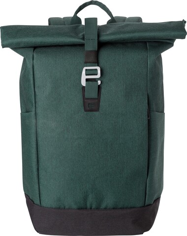 Rucksack Oberon | Recycelt | Roll-top | Laptop 14" | 20 l – Grün bedrucken, Art.-Nr. 004999999_1024149 Rucksack Oberon | Recycelt | Roll-top | Laptop 14" | 20 l – Grün bedrucken, Art.-Nr. 004999999_1024149