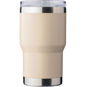 Recycelter Edelstahl-Reisebecher (350 ml) Ayen – beige bedrucken, Art.-Nr. 357999999_1267375
