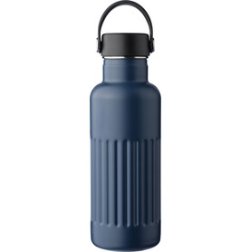 Recycelte doppelwandige Trinkflasche aus Edelstahl (500 ml), Lior – Blau bedrucken, Art.-Nr. 005999999_1267379