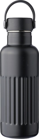 Recycelte doppelwandige Trinkflasche aus Edelstahl (500 ml), Lior – Schwarz bedrucken, Art.-Nr. 001999999_1267379 Recycelte doppelwandige Trinkflasche aus Edelstahl (500 ml), Lior – Schwarz bedrucken, Art.-Nr. 001999999_1267379