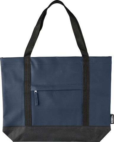 rPET Polyester (600D) Tragetasche Lumi – Blau bedrucken, Art.-Nr. 005999999_1267403