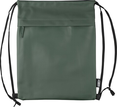 Turnbeutel Auri | Recycelt | 8 l – Grün bedrucken, Art.-Nr. 004999999_1267405