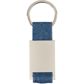 Schlüsselanhänger Ori | Denim – Blau bedrucken, Art.-Nr. 005999999_1267538