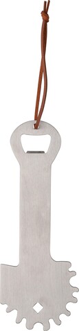 Grillreiniger mit Flaschenöffner Elara – Silber bedrucken, Art.-Nr. 032999999_1267783