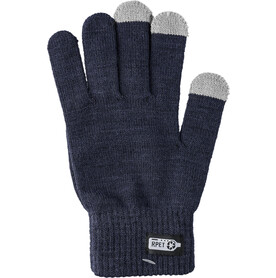 Recyceltem handschuhe aus Acryl Elena – Blau bedrucken, Art.-Nr. 005999999_1267825
