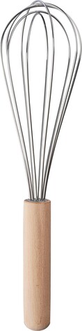 Schneebesen Ilani | Edelstahl – Braun bedrucken, Art.-Nr. 011999999_1267910