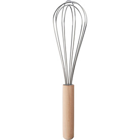 Schneebesen Ilani | Edelstahl – Braun bedrucken, Art.-Nr. 011999999_1267910