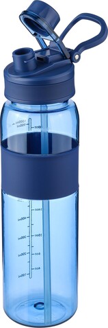 Tritan Trinkflasche (900 ml) Lyra – Kobaltblau bedrucken, Art.-Nr. 023999999_1271557