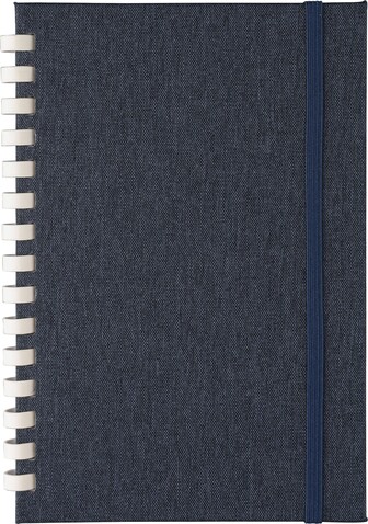 Notizbuch Ilias | Recycelt | A5 | Liniert – Blau bedrucken, Art.-Nr. 005999999_1272571 Notizbuch Ilias | Recycelt | A5 | Liniert – Blau bedrucken, Art.-Nr. 005999999_1272571