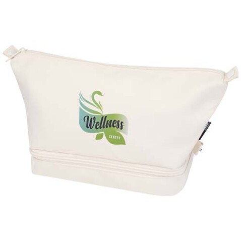 Trip Aware™ Recycelter Reisekulturbeutel 6 L, offwhite bedrucken, Art.-Nr. 12076602