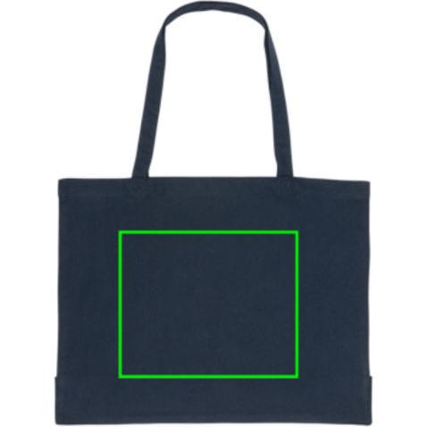 Impact AWARE™ recycelte Baumwoll-Shopper 145gr navy blau bedrucken, Art.-Nr. P762.659