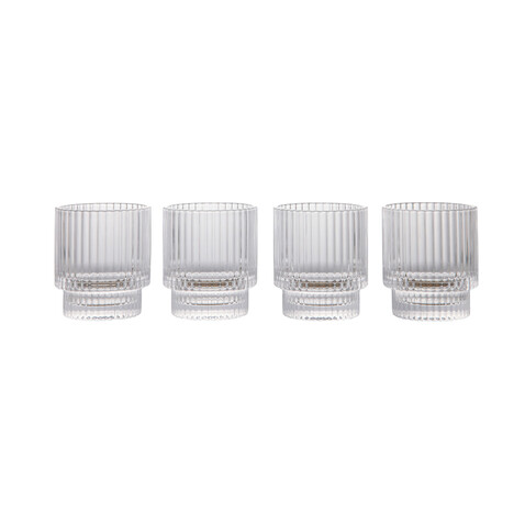 VINGA York Tumbler, 4-tlg. Set transparent bedrucken, Art.-Nr. V4330900