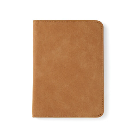 VINGA Bosler RCS RFID Passport-Cover braun bedrucken, Art.-Nr. V8200509