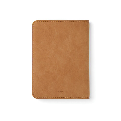 VINGA Bosler RCS RFID Passport-Cover braun bedrucken, Art.-Nr. V8200509
