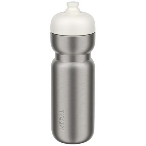 Mepal Pull 800 ml Edelstahlt Sportflasche, weiss bedrucken, Art.-Nr. 10091101