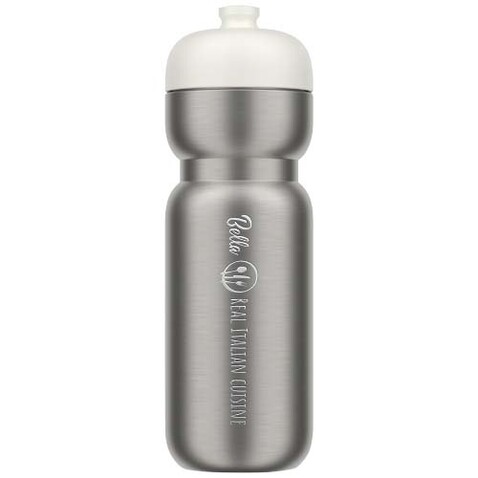 Mepal Pull 800 ml Edelstahlt Sportflasche, weiss bedrucken, Art.-Nr. 10091101