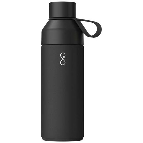 Ocean Bottle 500 ml 3 in 1 Set, Obsidian Black bedrucken, Art.-Nr. 11318590