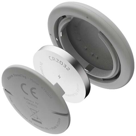 Xtorm XTAG2A wasserfeste Reise-Smart-Tags, 3er Set, Ash white melange bedrucken, Art.-Nr. 12447702