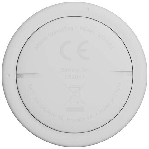 Xtorm XTAG2A0 wasserfester Reise-Smart-Tag, Ash white melange bedrucken, Art.-Nr. 12447802