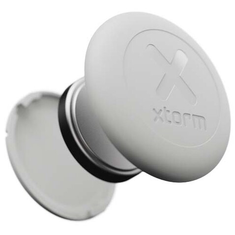 Xtorm XTAG2GA wasserfester Reise-Smart-Tag, Ash white melange bedrucken, Art.-Nr. 12447802