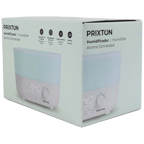 Prixton Connected 4-in-1 Aroma Luftbefeuchter, weiss bedrucken, Art.-Nr. 2PA19301
