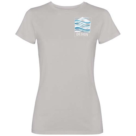 Fiyi T-Shirt für Damen, grau bedrucken, Art.-Nr. R2201E15