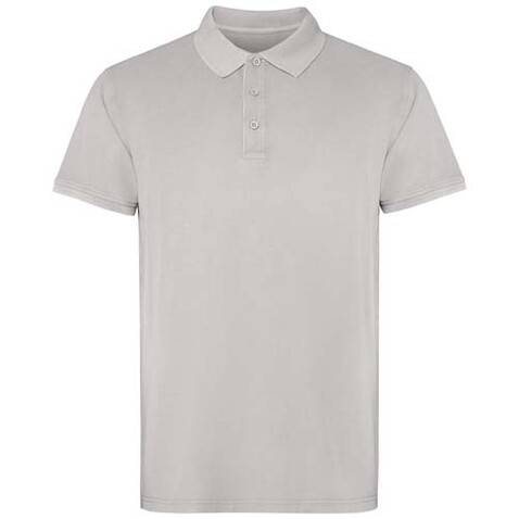 Cobain Poloshirt Unisex, grau bedrucken, Art.-Nr. R2202E14