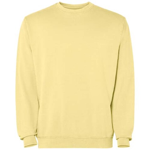 Jaya Pullover mit Rundhalsausschnitt Unisex, gelb bedrucken, Art.-Nr. R2203D90