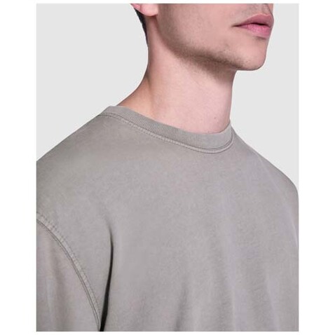 Jaya Pullover mit Rundhalsausschnitt Unisex, gelb bedrucken, Art.-Nr. R2203D90