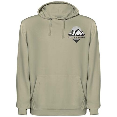 Kenia Kapuzenpullover Unisex, khaki bedrucken, Art.-Nr. R2204E34