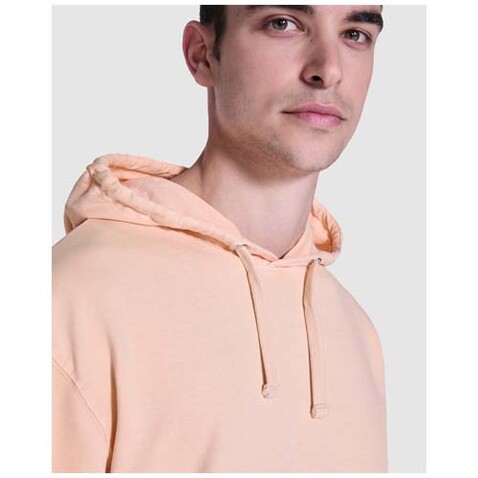 Kenia Kapuzenpullover Unisex, hellorange bedrucken, Art.-Nr. R2204E44 Kenia Kapuzenpullover Unisex, hellorange bedrucken, Art.-Nr. R2204E44