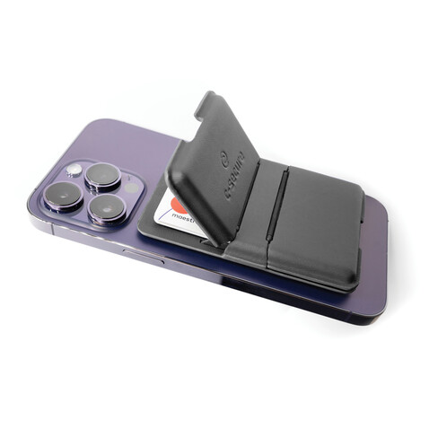 C-Secure MagSafe Phone-Wallet schwarz bedrucken, Art.-Nr. P820.9901