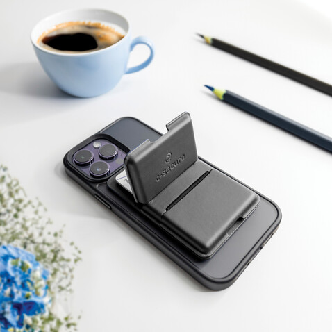 C-Secure MagSafe Phone-Wallet schwarz bedrucken, Art.-Nr. P820.9901