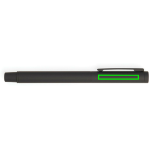 VINGA Baltimore Stift aus RCS recyceltem Stainless-Steel schwarz bedrucken, Art.-Nr. V1690001 VINGA Baltimore Stift aus RCS recyceltem Stainless-Steel schwarz bedrucken, Art.-Nr. V1690001