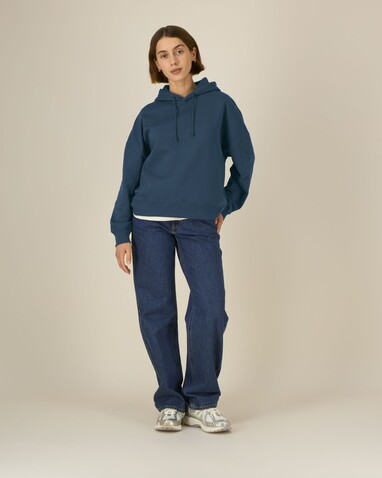 Stella Nora - Der Iconic Damen-Hoodie - Deep Teal - XS bedrucken, Art.-Nr. STSW213C136XS