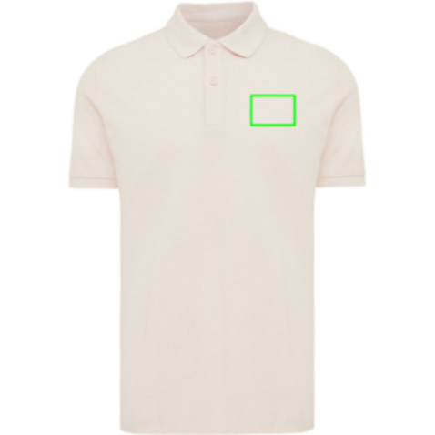 IQONIQ Yosemite Piqué-Poloshirt aus recycelter Baumwolle cloud pink bedrucken, Art.-Nr. T9200.039.XL