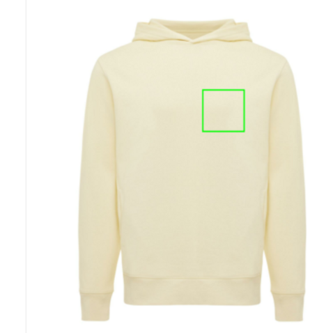 IQONIQ Yengo Hoodie mit Seitentaschen aus rec. Baumwolle cream yellow bedrucken, Art.-Nr. T9405.036.M IQONIQ Yengo Hoodie mit Seitentaschen aus rec. Baumwolle cream yellow bedrucken, Art.-Nr. T9405.036.M