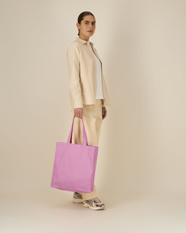 Mid Tote Bag - Das mittelschwere gewebte Tote Bag - Bubble Pink - OS bedrucken, Art.-Nr. STAU116C129OS