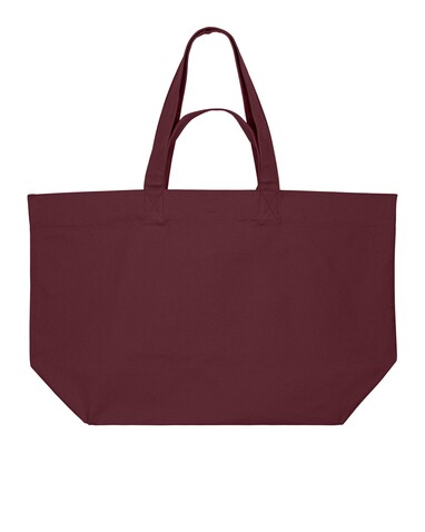 Shopping Bag 2.0 - Der schwere gewebte Shopper - Burgundy - OS bedrucken, Art.-Nr. STAU117C244OS