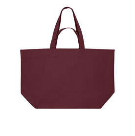 Shopping Bag 2.0 - Der schwere gewebte Shopper - Burgundy - OS bedrucken, Art.-Nr. STAU117C244OS