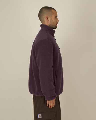 Brooker - Die Relaxed Unisex-Sherpajacke - Red Brown - S bedrucken, Art.-Nr. STJU248C1161S