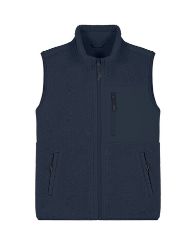 Liner - Die Unisex-Sherpaweste - French Navy - S bedrucken, Art.-Nr. STJU249C7271S