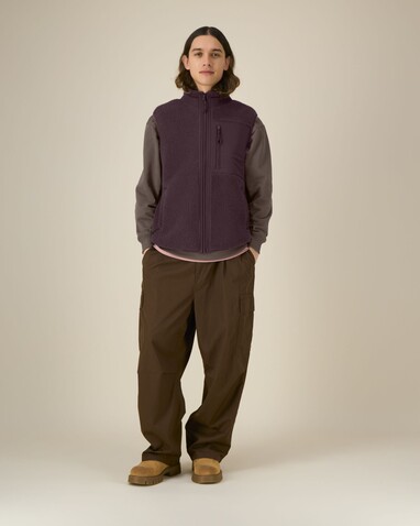 Liner - Die Unisex-Sherpaweste - Red Brown - 3XL bedrucken, Art.-Nr. STJU249C1163X